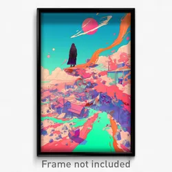 Art Poster - Lovely Dike (Psychedelic Trippy Weird 11x17 Print)