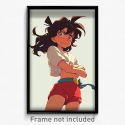 Anime Art Poster - Yak Feeling Exasperated Wearing Clumsy Red Shorts