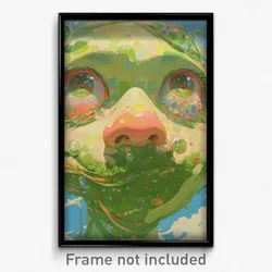 Art Poster - Plastic Grass (Psychedelic Trippy Weird 11x17 Print)