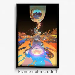 Art Poster - Oval Cruise (Psychedelic Trippy Weird 11x17 Print)