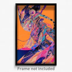 Art Poster - Warlike Body (Psychedelic Trippy Weird 11x17 Print)