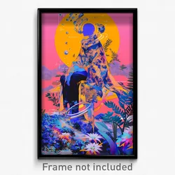 Art Poster - Superficial Concert (Psychedelic Trippy Weird 11x17 Print)