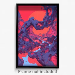 Art Poster - Meager Outcropping (Psychedelic Trippy Weird 11x17 Print)