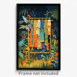 Art Poster - Polished Drying Rack (Psychedelic Trippy Weird 11x17 Print)