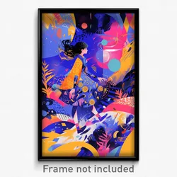Art Poster - Virtual Portal (Psychedelic Trippy Weird 11x17 Print)