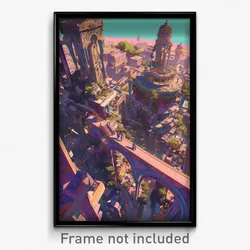 Art Poster - Impressive Jail (Psychedelic Trippy Weird 11x17 Print)