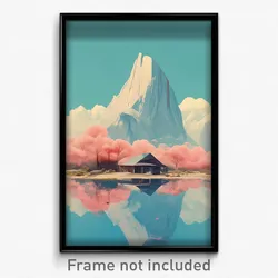 Art Poster - Candid Farmstead (Psychedelic Trippy Weird 11x17 Print)