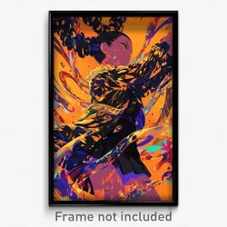 Art Poster - Girl Feeling Persevering, Prestigious Black Scrunchie (Print)