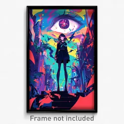 Art Poster - Impeccable School (Psychedelic Trippy Weird 11x17 Print)