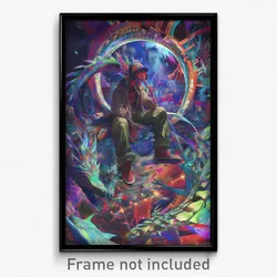 Art Poster - Unsightly Turn (Psychedelic Trippy Weird 11x17 Print)