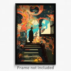 Art Poster - Damp Vestibule (Psychedelic Trippy Weird 11x17 Print)