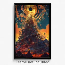 Art Poster - Memorable Dome (Psychedelic Trippy Weird 11x17 Print)