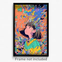 Art Poster - Uncommon Pen (Psychedelic Trippy Weird 11x17 Print)
