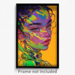 Art Poster - Elegant Remains (Psychedelic Trippy Weird 11x17 Print)