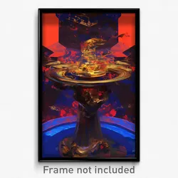 Art Poster - Insane Pulpit (Psychedelic Trippy Weird 11x17 Print)