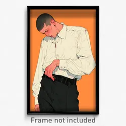 Art Poster - Man Feeling Insulted Wearing Cultured Dress Shirt