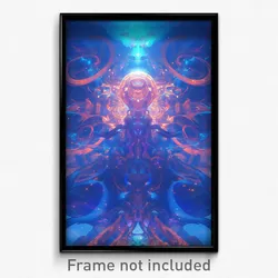 Art Poster - Sentimental Ocean (Psychedelic Trippy Weird 11x17 Print)
