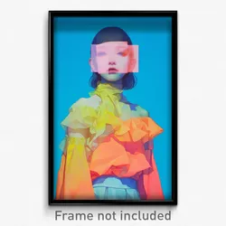 Art Poster - Complicated Crop (Psychedelic Trippy Weird 11x17 Print)