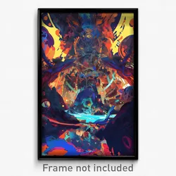Art Poster - Fancy Motte (Psychedelic Trippy Weird 11x17 Print)
