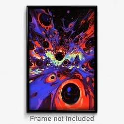 Art Poster - Sentimental Black Hole (Psychedelic Trippy Weird 11x17 Print)