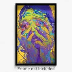 Art Poster - Outrageous Claim (Psychedelic Trippy Weird 11x17 Print)