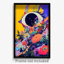 Art Poster - Beautiful Wild (Psychedelic Trippy Weird 11x17 Print)