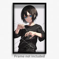 Anime Art Poster - Man Feeling Dislike Wearing Wiry String (Print)