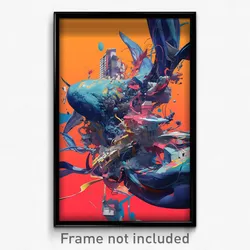 Art Poster - Monumental Mews (Psychedelic Trippy Weird 11x17 Print)