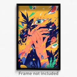 Art Poster - Great Flats (Psychedelic Trippy Weird 11x17 Print)