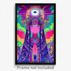 Art Poster - Authentic Cologne (Psychedelic Trippy Weird 11x17 Print)