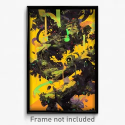 Art Poster - Gregarious Avocado (Psychedelic Trippy Weird 11x17 Print)