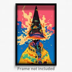 Art Poster - Haunting Cone (Psychedelic Trippy Weird 11x17 Print)