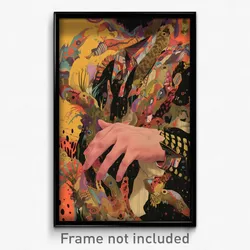 Art Poster - Nutty Earthworks (Psychedelic Trippy Weird 11x17 Print)