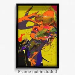 Art Poster - Insane Isle (Psychedelic Trippy Weird 11x17 Print)