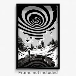 Art Poster - Colorless Scar (Psychedelic Trippy Weird 11x17 Print)