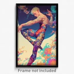 Art Poster - Boy Feeling Flakey Wearing Different Highleg Leotard (Print)