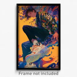 Art Poster - Boy Feeling Dread Wearing Enchanting Shoe Dangle (Print)