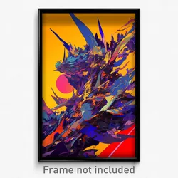 Art Poster - Complex Mars (Psychedelic Trippy Weird 11x17 Print)