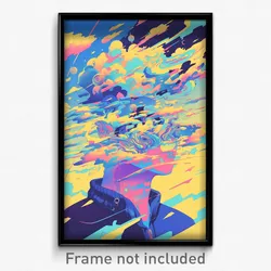 Art Poster - Hard To Find Dell (Psychedelic Trippy Weird 11x17 Print)