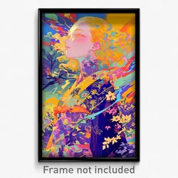 Art Poster - Complicated Track (Psychedelic Trippy Weird 11x17 Print)