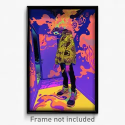 Art Poster - Tall Museum (Psychedelic Trippy Weird 11x17 Print)