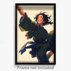 Anime Art Poster - Man Feeling Amusement Wearing Worn Band Uniform (Print)
