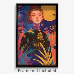 Art Poster - Wild Route (Psychedelic Trippy Weird 11x17 Print)
