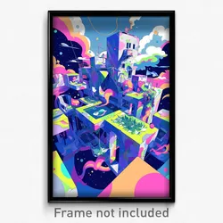 Art Poster - Silly Rill (Psychedelic Trippy Weird 11x17 Print)