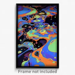 Art Poster - Vivid Mesa (Psychedelic Trippy Weird 11x17 Print)