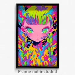 Art Poster - Wonderful Avocado (Psychedelic Trippy Weird 11x17 Print)
