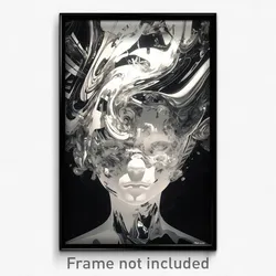 Art Poster - Elegant Neutron (Psychedelic Trippy Weird 11x17 Print)