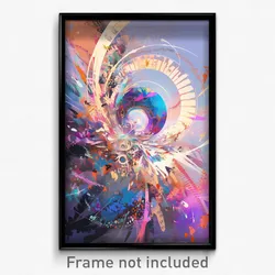 Art Poster - Infinite Abbey (Psychedelic Trippy Weird 11x17 Print)