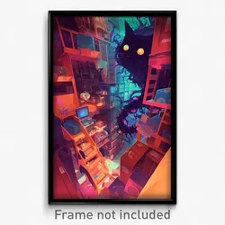 Art Poster - Strange Storage Room (Psychedelic Trippy Weird 11x17 Print)