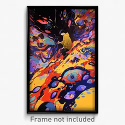 Art Poster - Huge Berth (Psychedelic Trippy Weird 11x17 Print)